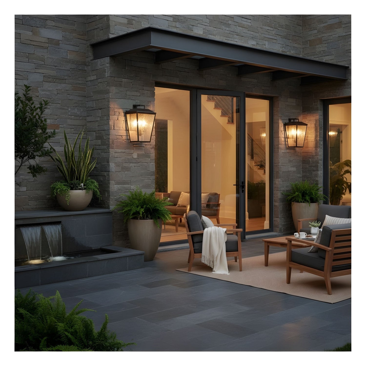 Visual Comfort Studio - DJO1062ANBZ - Two Light Wall Lantern - Kennewick - Antique Bronze
