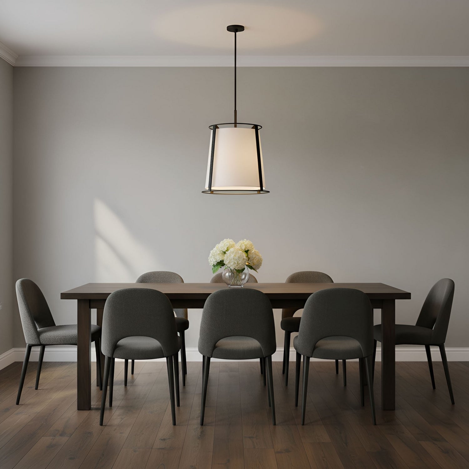 Visual Comfort Studio - DJP1002MBK - Two Light Pendant - Cortes - Midnight Black
