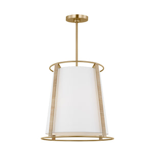 Visual Comfort Studio - DJP1002SB - Two Light Pendant - Cortes - Satin Brass