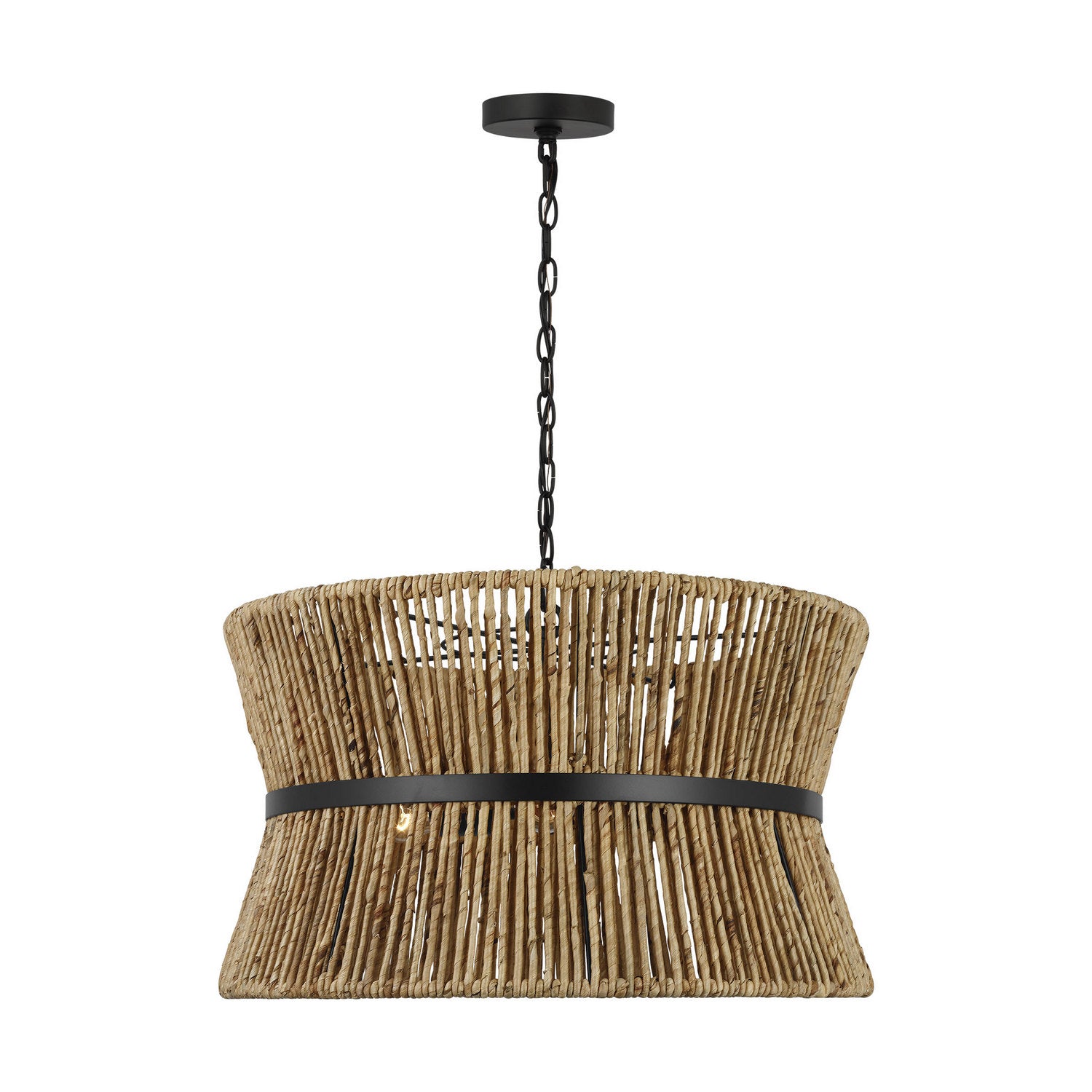 Visual Comfort Studio - DJP1063MBK - Three Light Pendant - Thurlo - Midnight Black