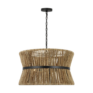 Visual Comfort Studio - DJP1063MBK - Three Light Pendant - Thurlo - Midnight Black