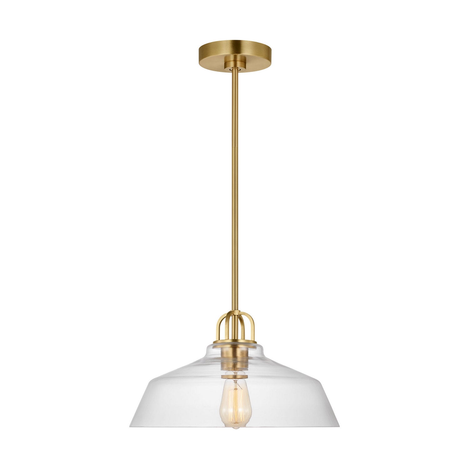 Visual Comfort Studio - DJP1121SB - One Light Pendant - Payton - Satin Brass