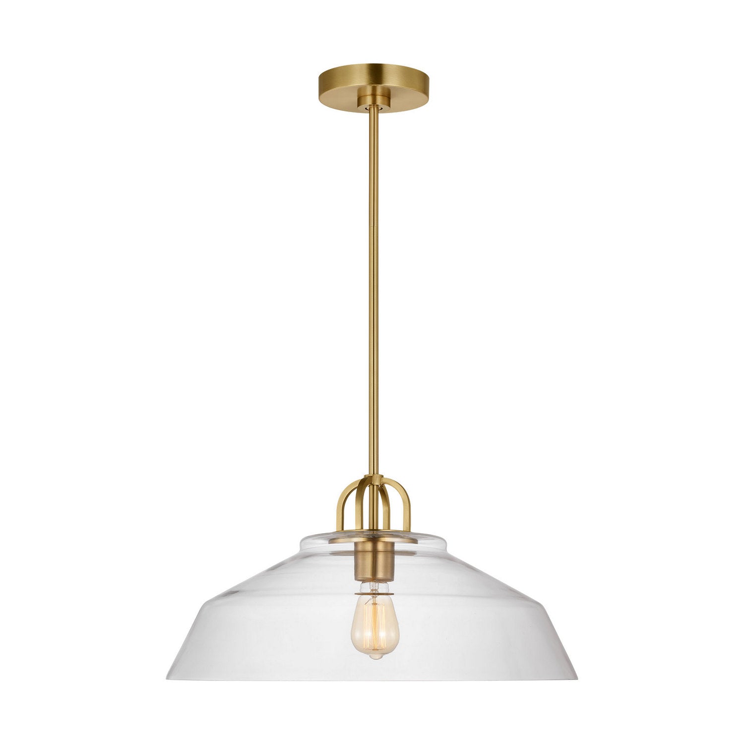 Visual Comfort Studio - DJP1131SB - One Light Pendant - Payton - Satin Brass