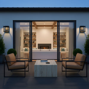 Generation Lighting - GLO1281CDL-TXB - Lantern - Audley - Textured Black