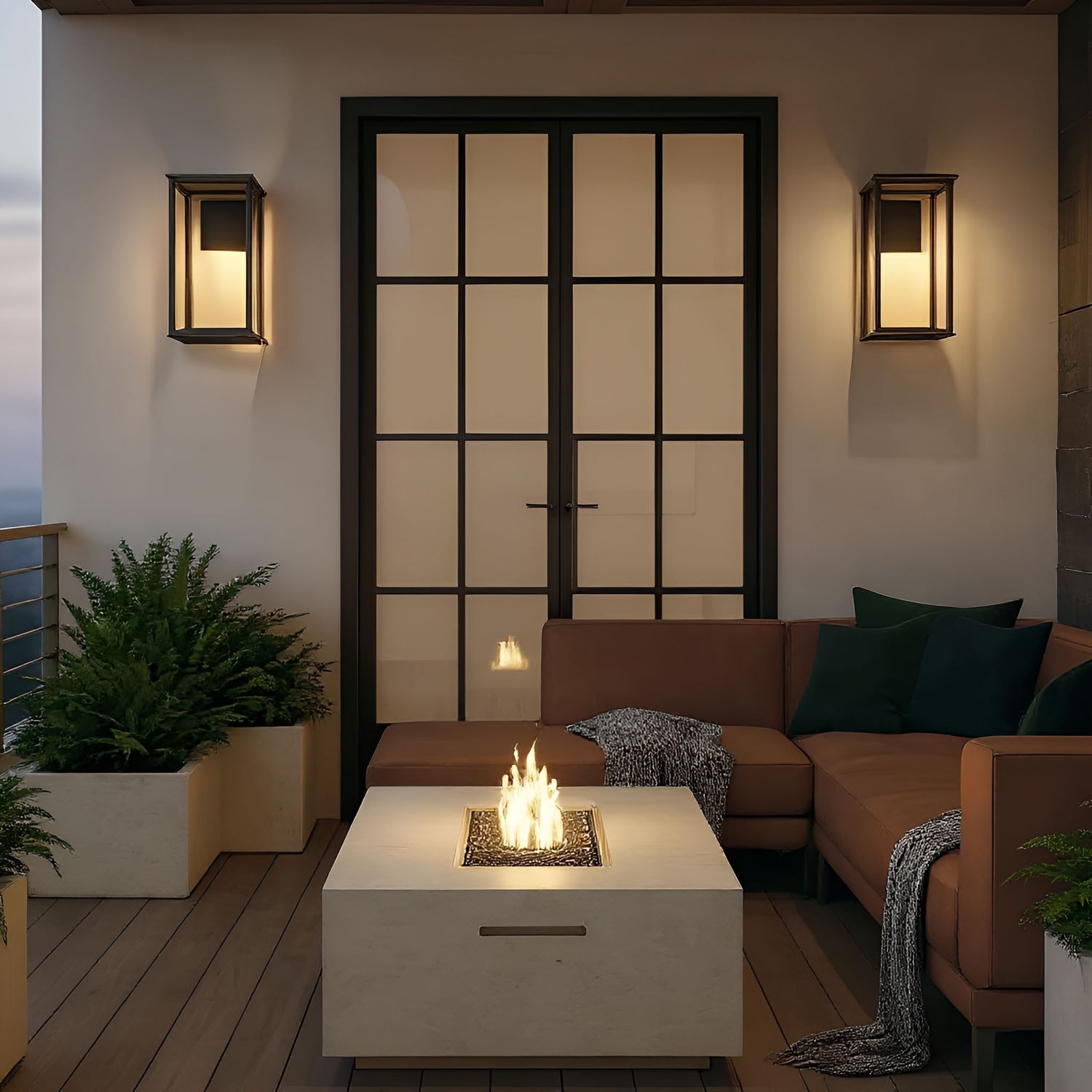Generation Lighting - GLO1291CDL-ANBZ - Lantern - Audley - Antique Bronze