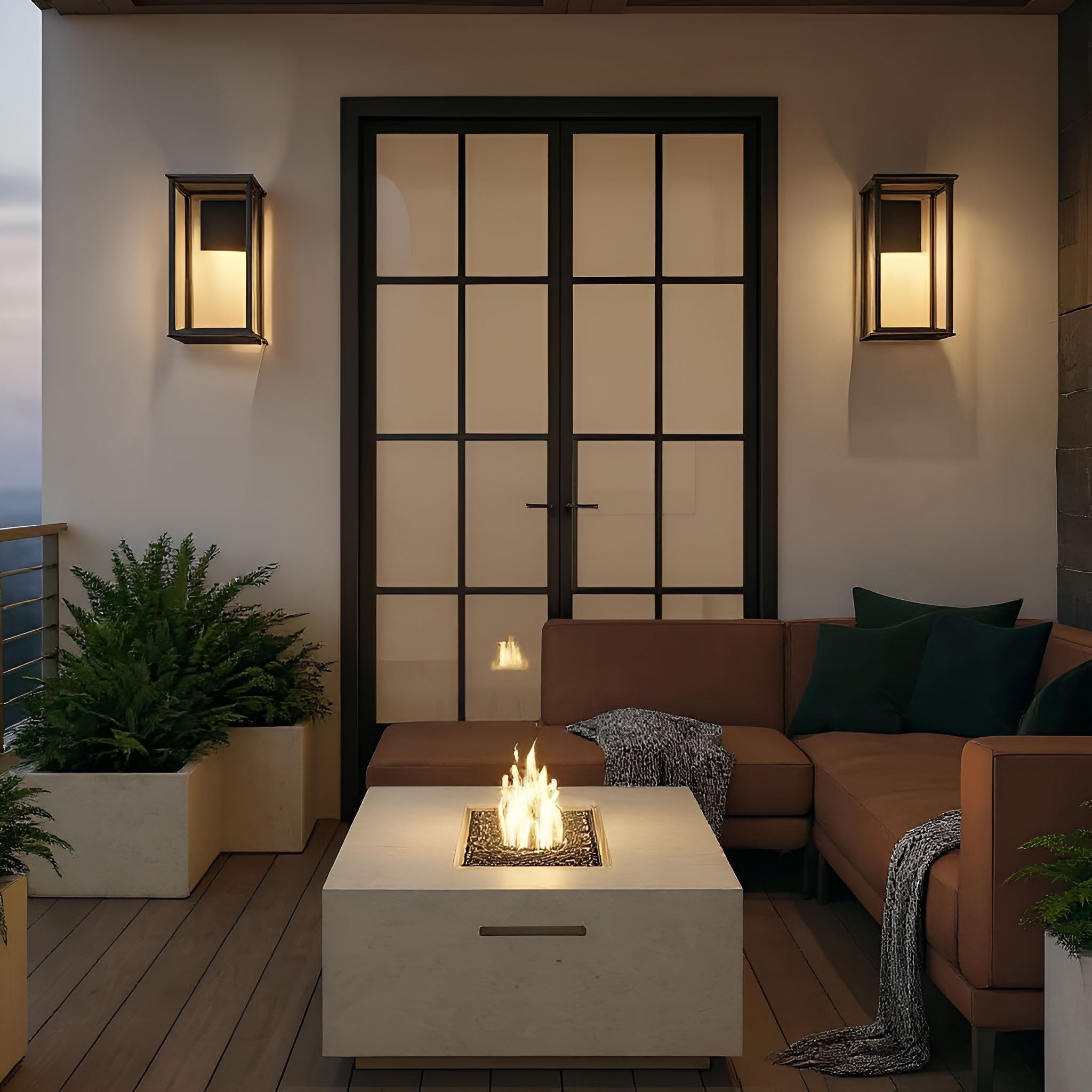 Generation Lighting - GLO1291CDL-ANBZ - Lantern - Audley - Antique Bronze