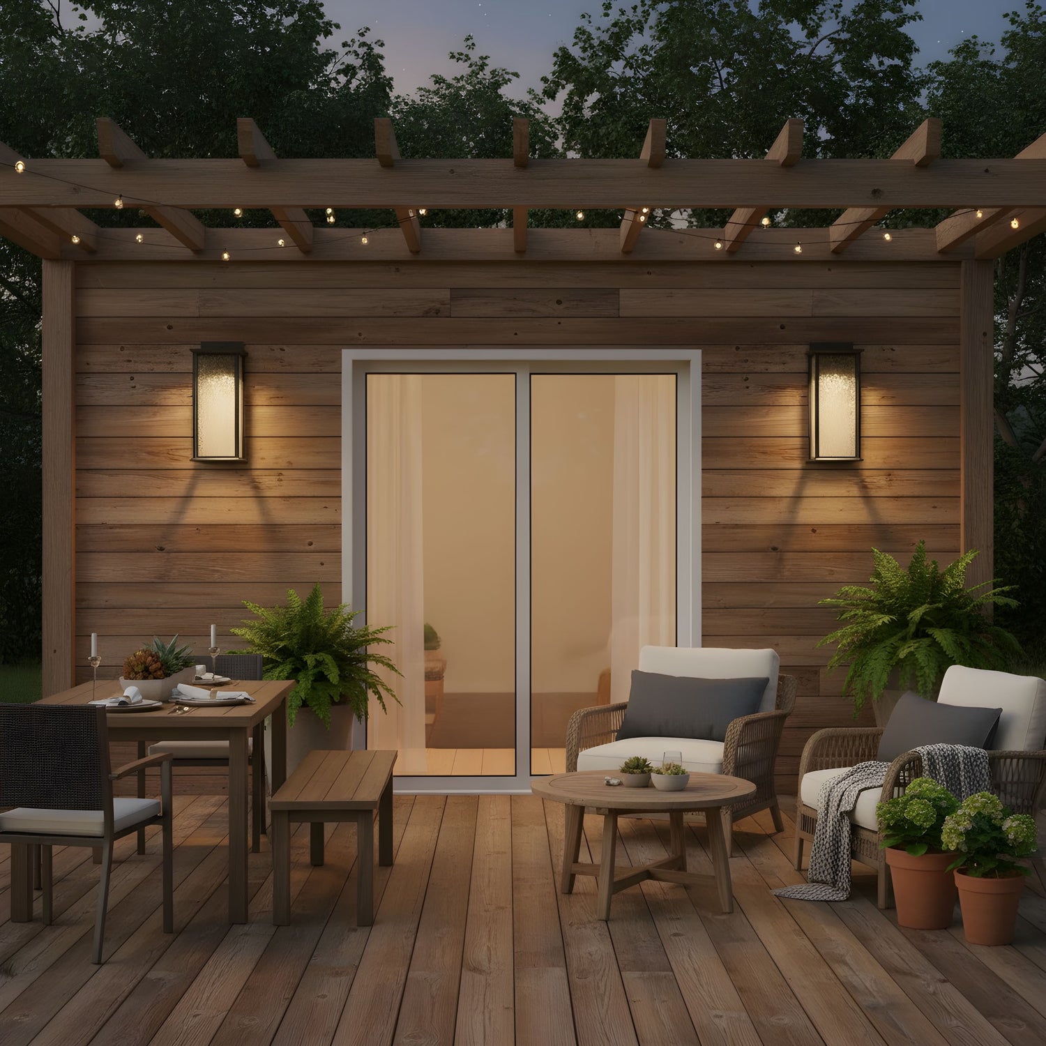 Generation Lighting - GLO1301DL-ANBZ - Lantern - Audley - Antique Bronze