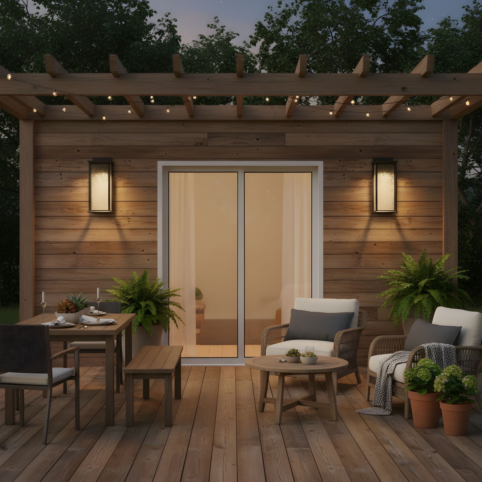 Generation Lighting - GLO1301DL-ANBZ - Lantern - Audley - Antique Bronze