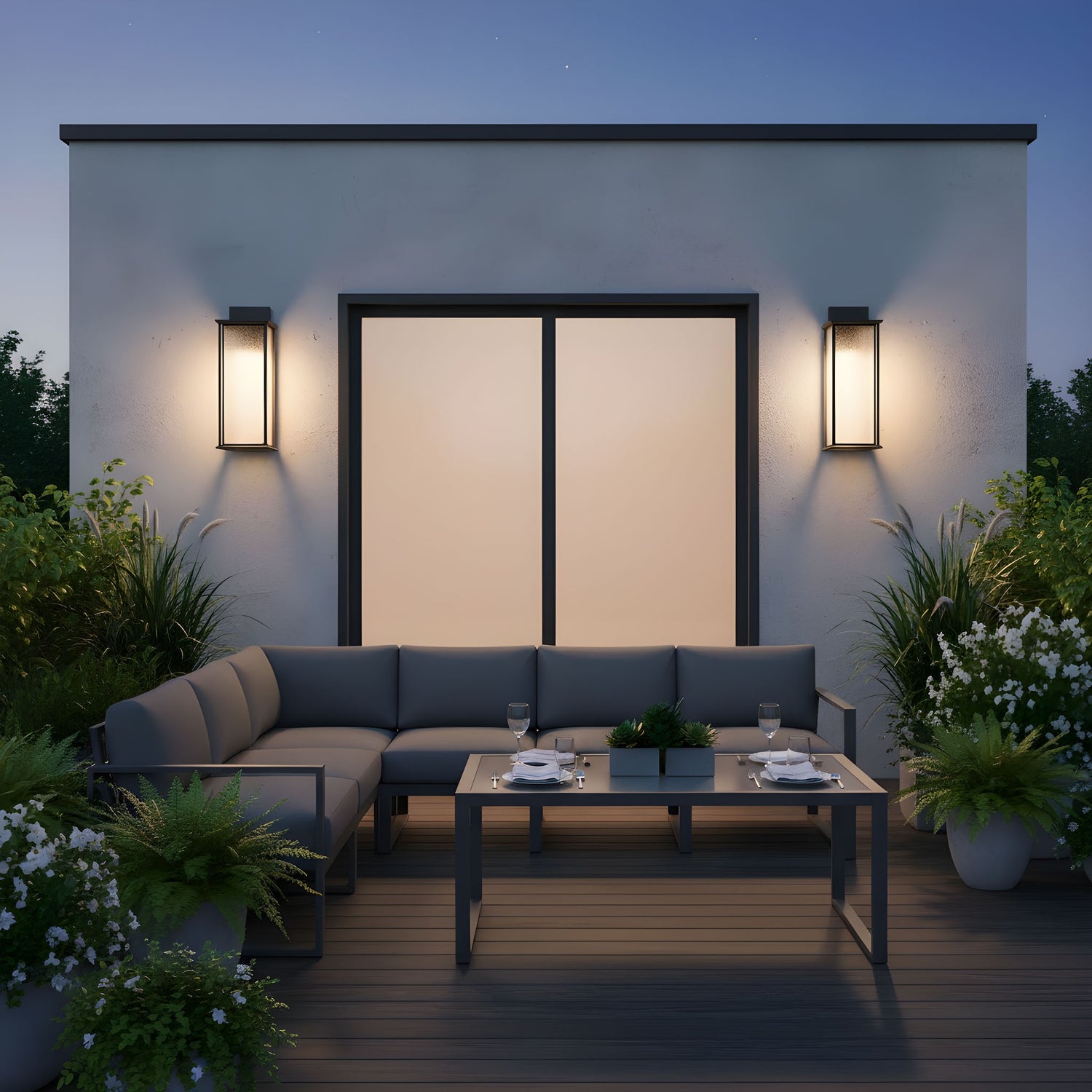 Generation Lighting - GLO1311DL-ANBZ - Lantern - Audley - Antique Bronze