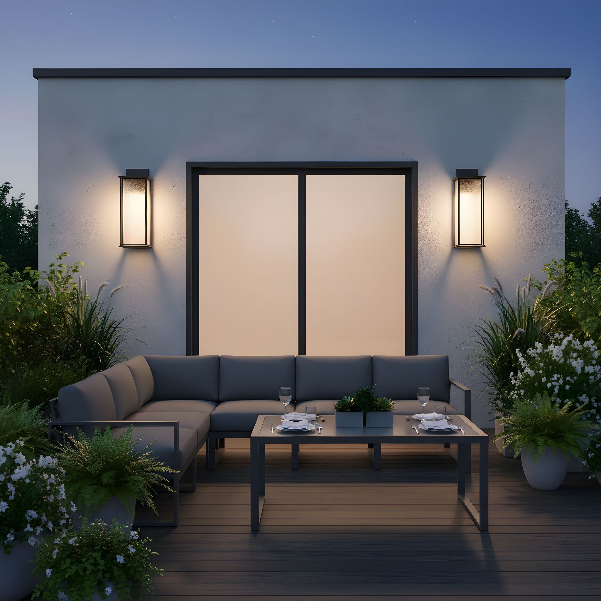 Generation Lighting - GLO1311DL-ANBZ - Lantern - Audley - Antique Bronze