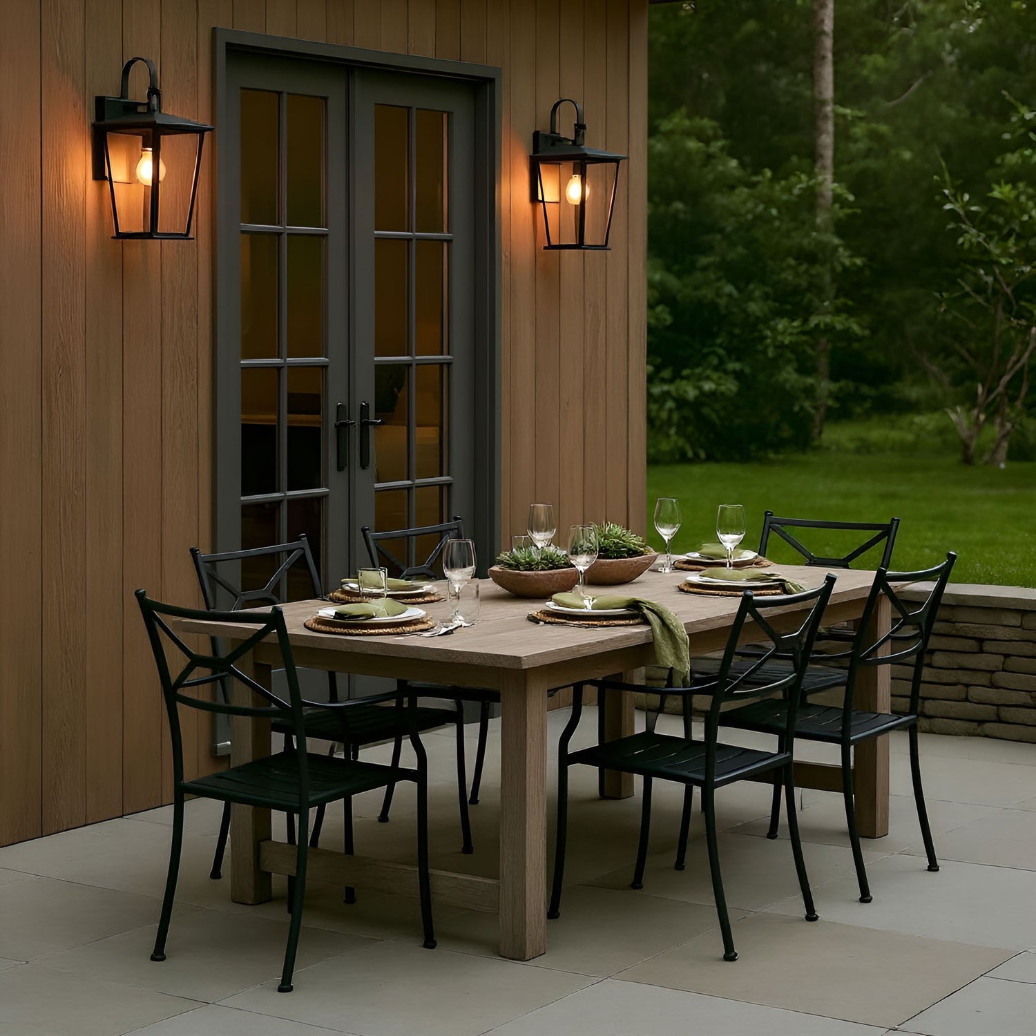 Generation Lighting - GLO1391TXB - Lantern - Linton - Textured Black