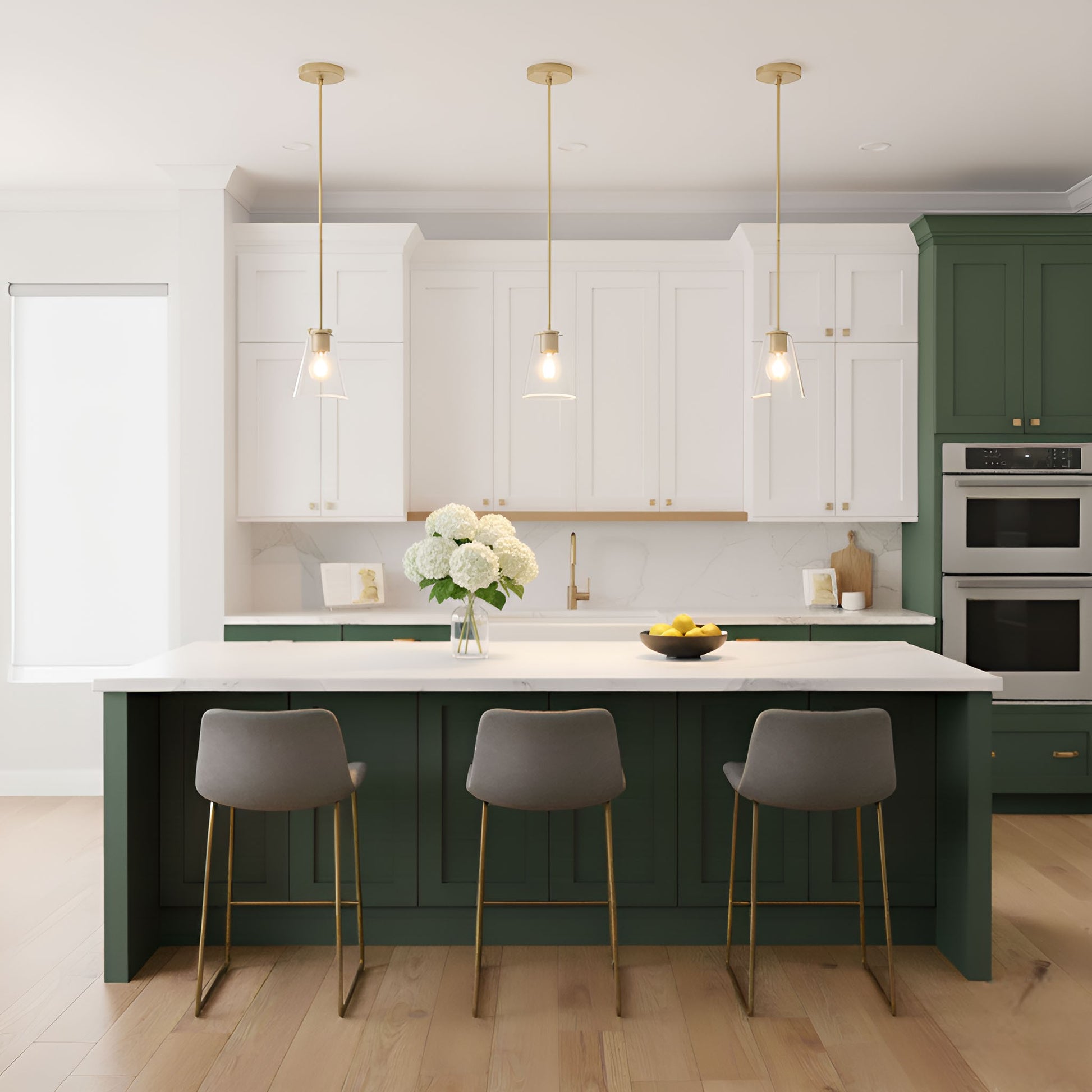 Generation Lighting - GLP1041SB - One Light Mini-Pendant - Miles - Satin Brass