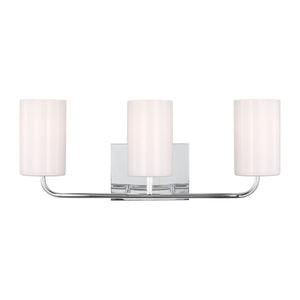 Generation Lighting - GLV1003EN3/CH - Three Light Vanity - Rhett - Chrome