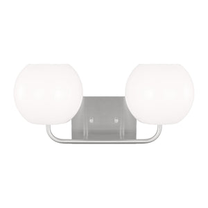 Generation Lighting - GLV1012EN3/BS - Two Light Vanity - Rory - Brushed Steel