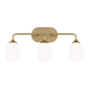 Generation Lighting - GLV1023EN3/SB - Three Light Vanity - Emile - Satin Bronze