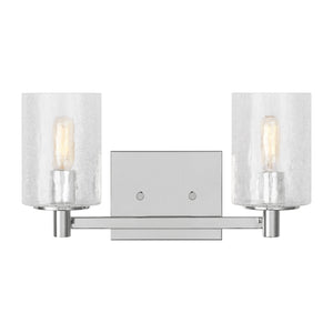 Generation Lighting - GLV1032EN/CH - Two Light Wall / Bath - Parker - Chrome