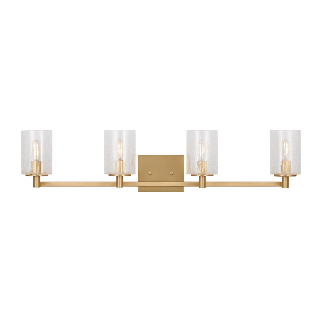 Generation Lighting - GLV1034EN/SB - Four Light Wall / Bath - Parker - Satin Bronze