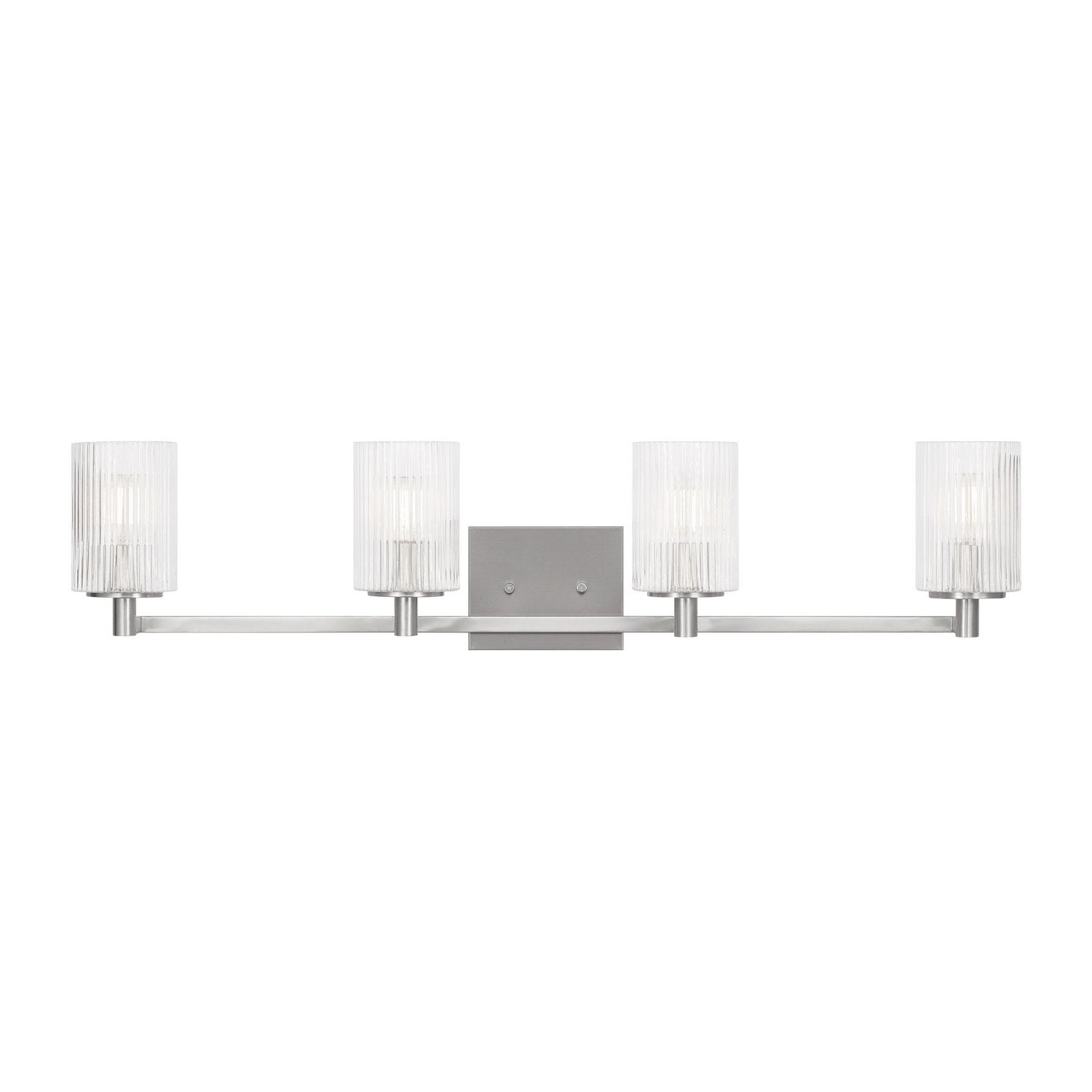 Generation Lighting - GLV1044EN/BS - Four Light Wall / Bath - Lando - Brushed Steel