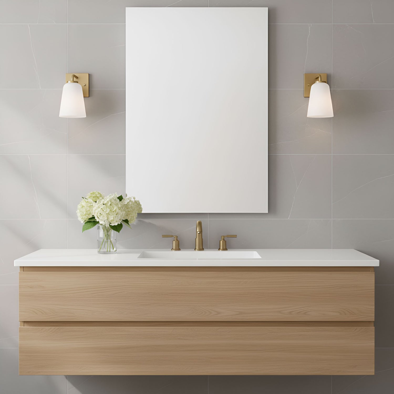 Generation Lighting - GLV1051SB - Vanity - Miles - Satin Brass