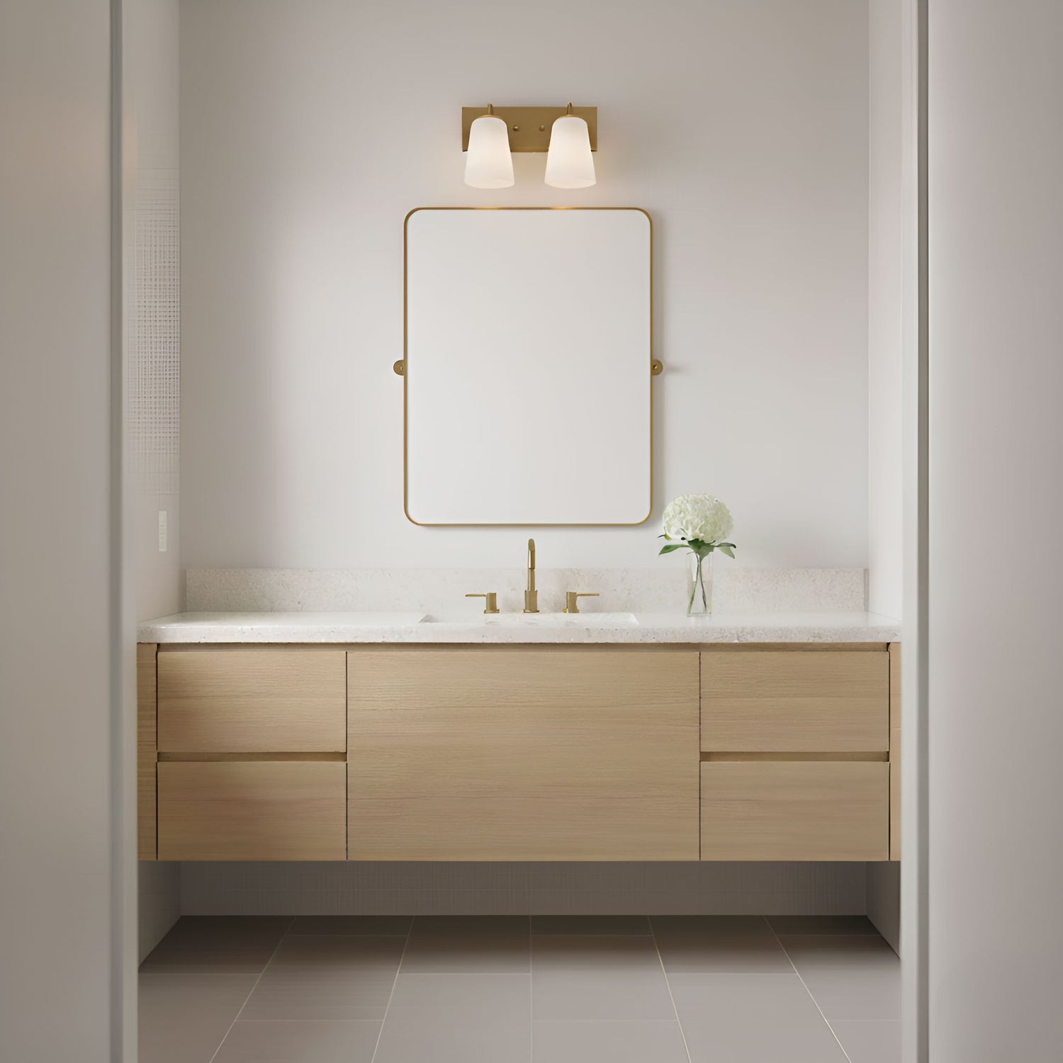 Generation Lighting - GLV1052SB - Vanity - Miles - Satin Brass