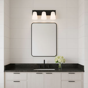 Generation Lighting - GLV1053MBK - Vanity - Miles - Midnight Black