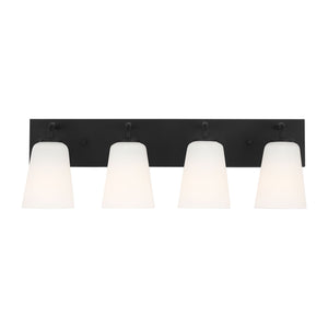Generation Lighting - GLV1054MBK - Vanity - Miles - Midnight Black
