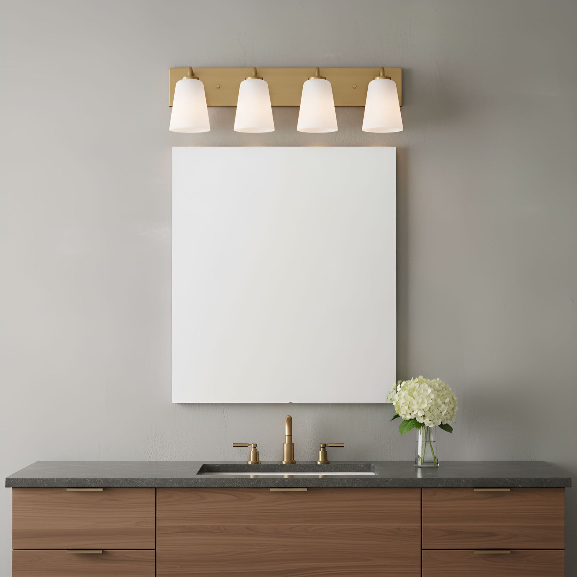 Generation Lighting - GLV1054SB - Vanity - Miles - Satin Brass