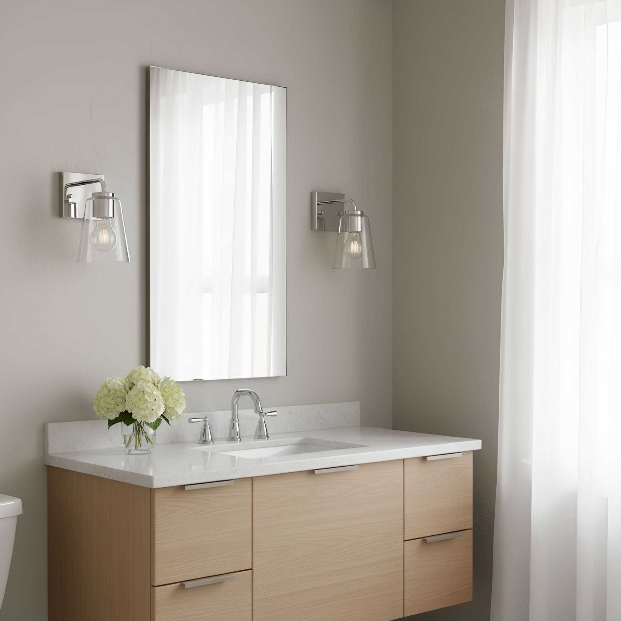 Generation Lighting - GLV1061CH - Vanity - Miles - Chrome