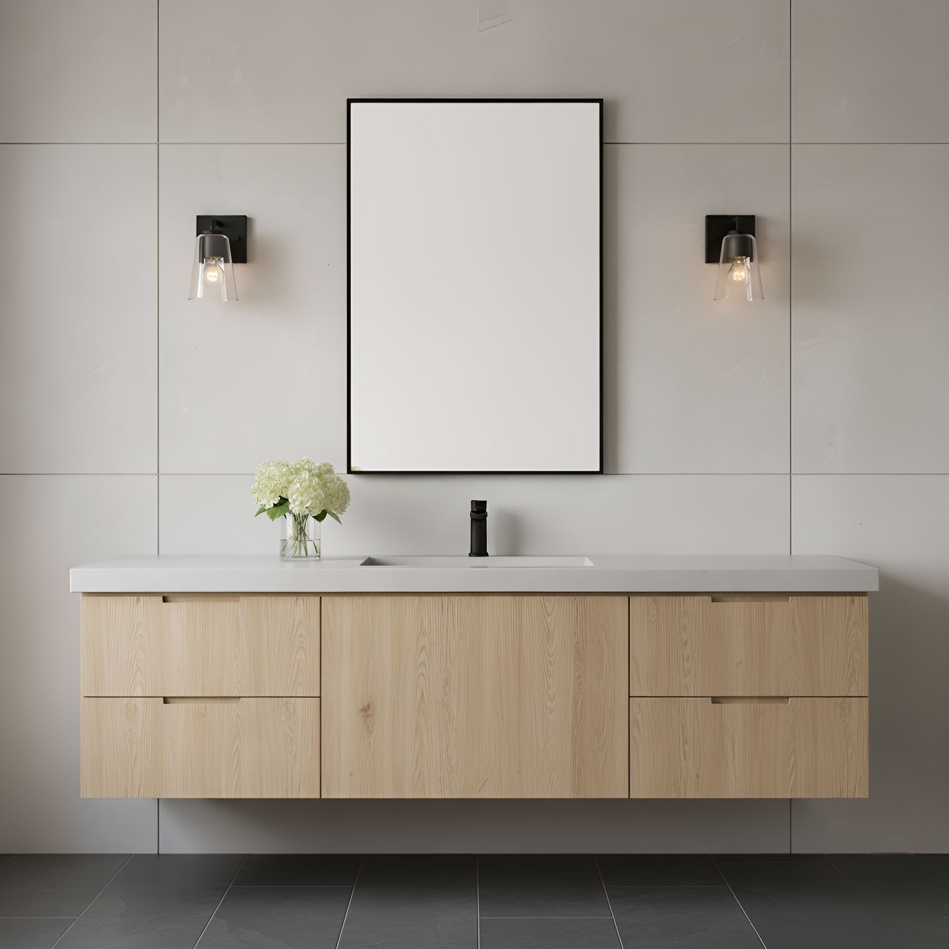 Generation Lighting - GLV1061MBK - Vanity - Miles - Midnight Black