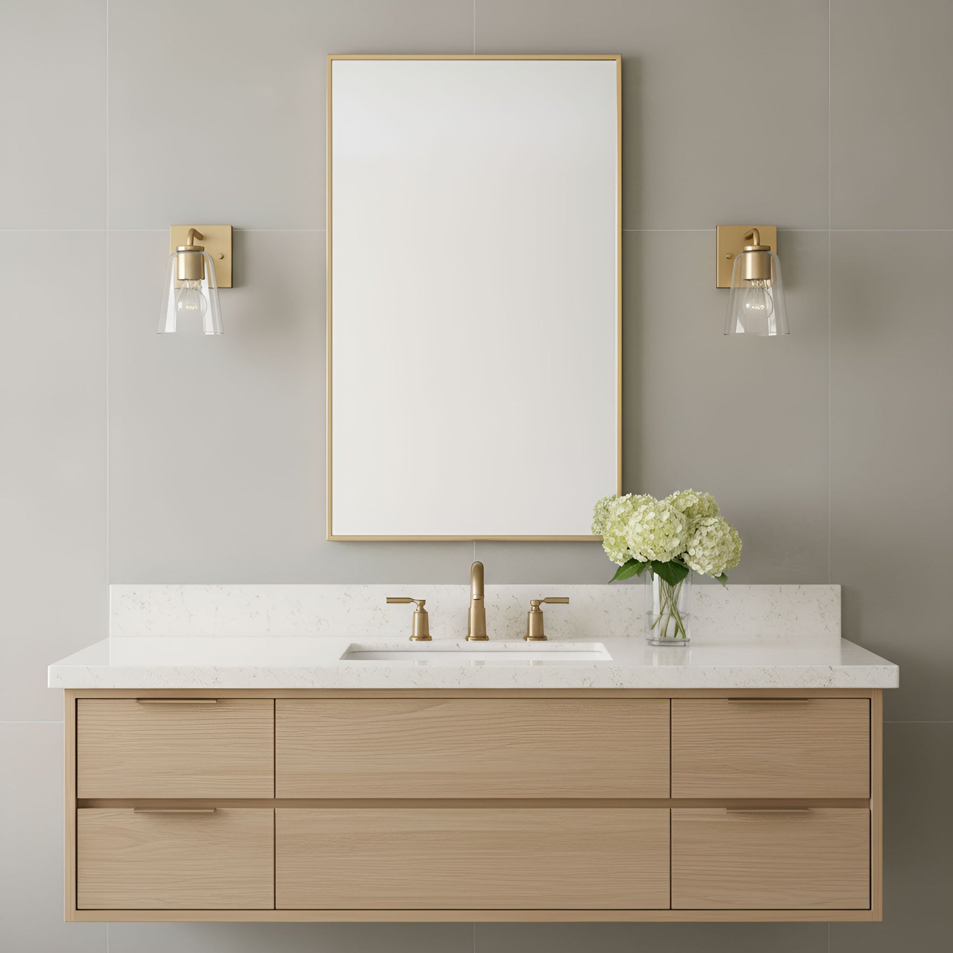 Generation Lighting - GLV1061SB - Vanity - Miles - Satin Brass
