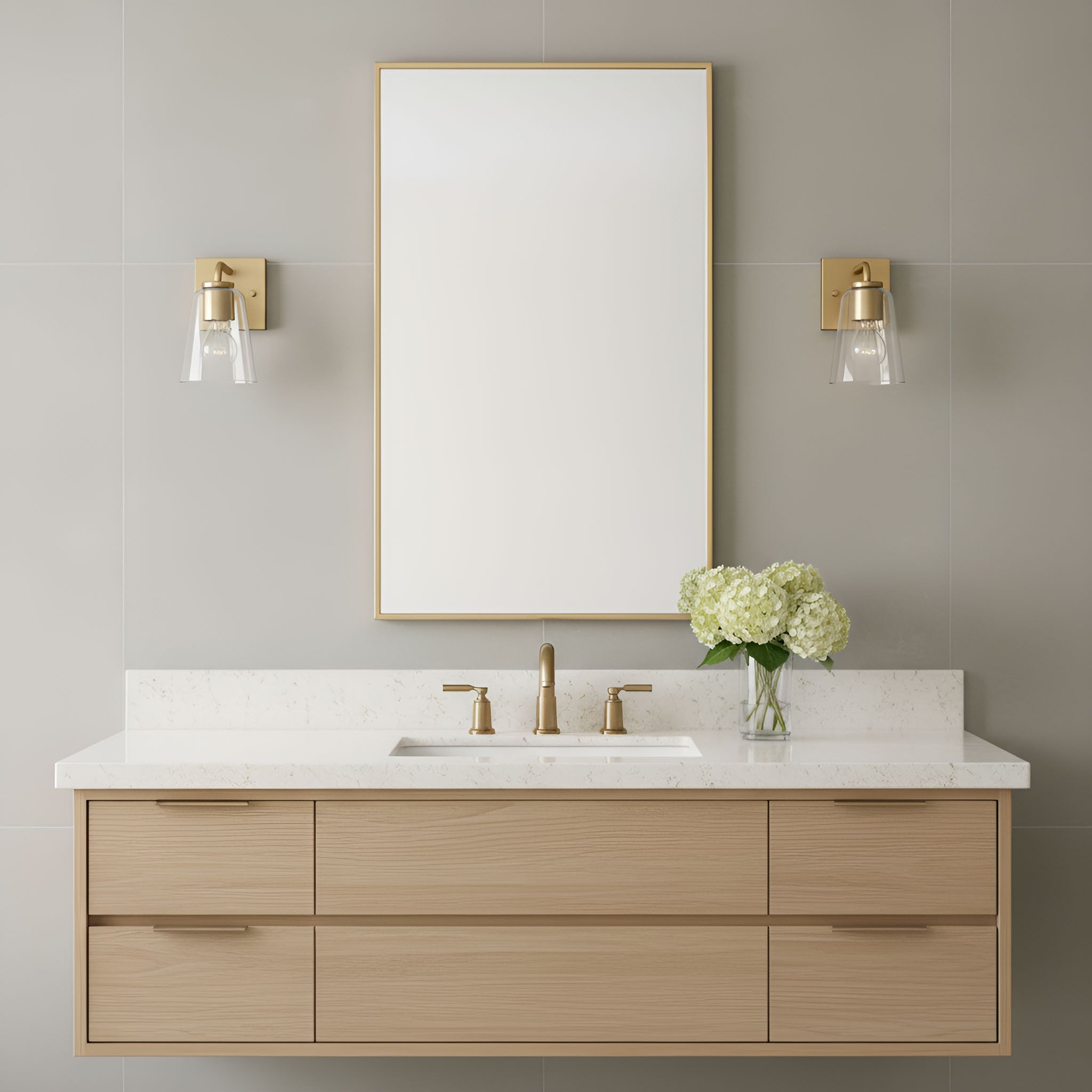 Generation Lighting - GLV1061SB - Vanity - Miles - Satin Brass