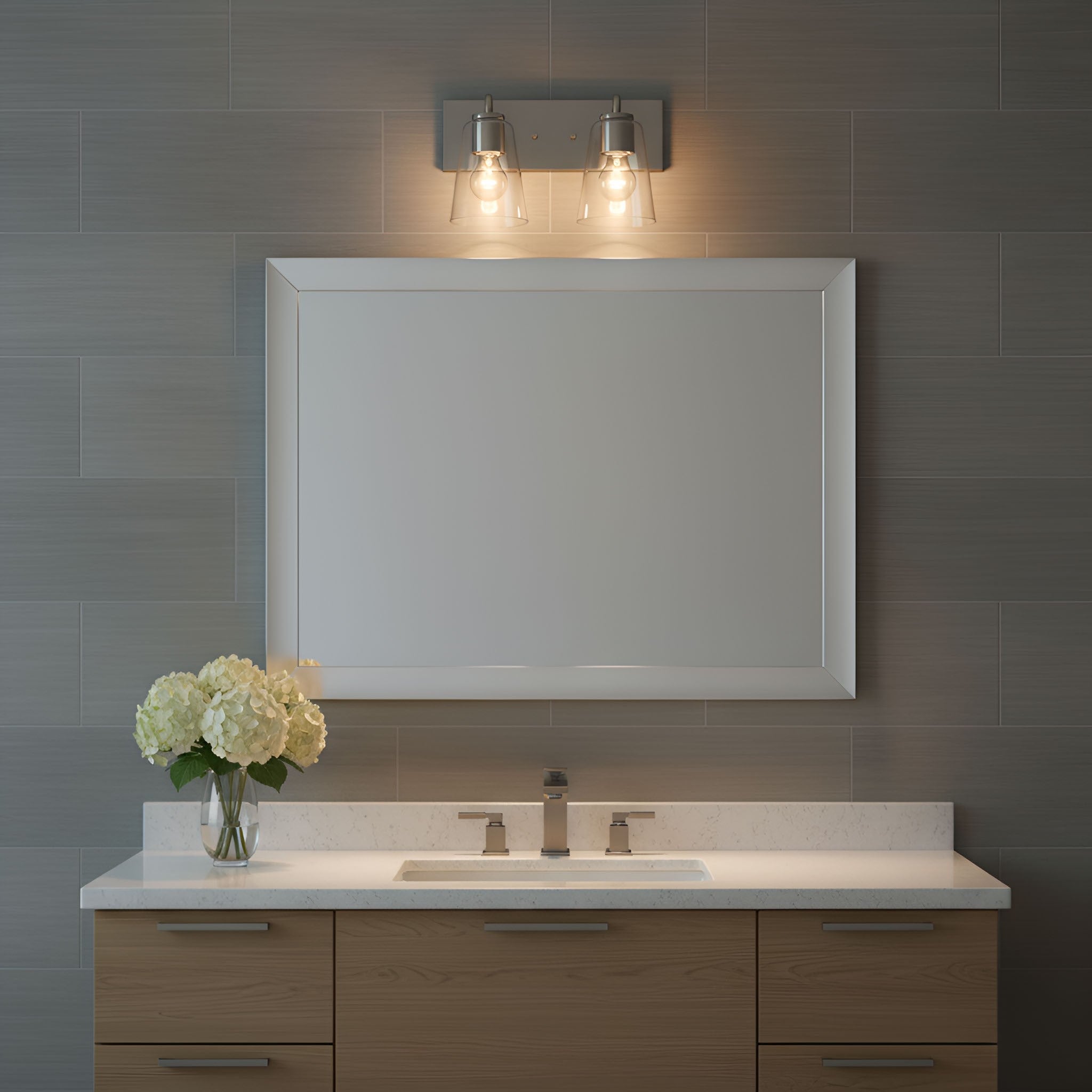 Generation Lighting - GLV1062BS - Vanity - Miles - Brushed Nickel