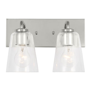 Generation Lighting - GLV1062CH - Vanity - Miles - Chrome