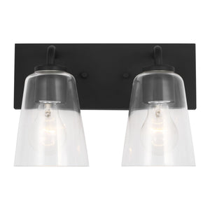 Generation Lighting - GLV1062MBK - Vanity - Miles - Midnight Black