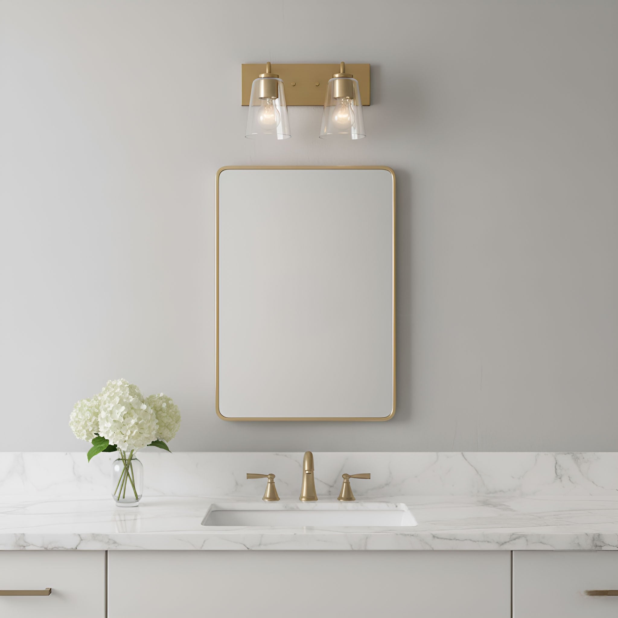 Generation Lighting - GLV1062SB - Vanity - Miles - Satin Brass