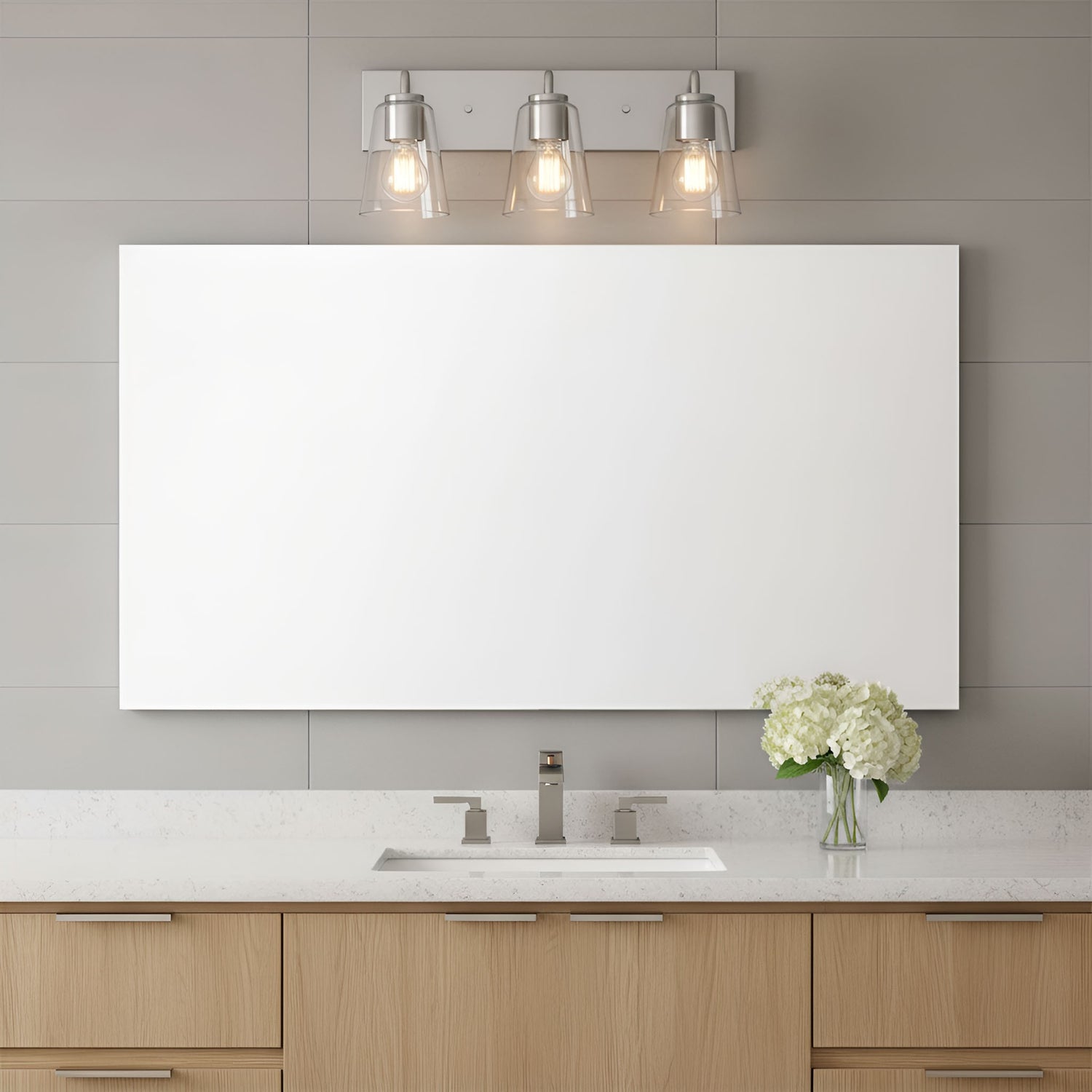 Generation Lighting - GLV1063BS - Vanity - Miles - Brushed Nickel