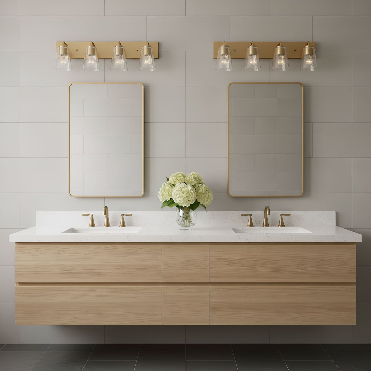 Generation Lighting - GLV1064SB - Vanity - Miles - Satin Brass