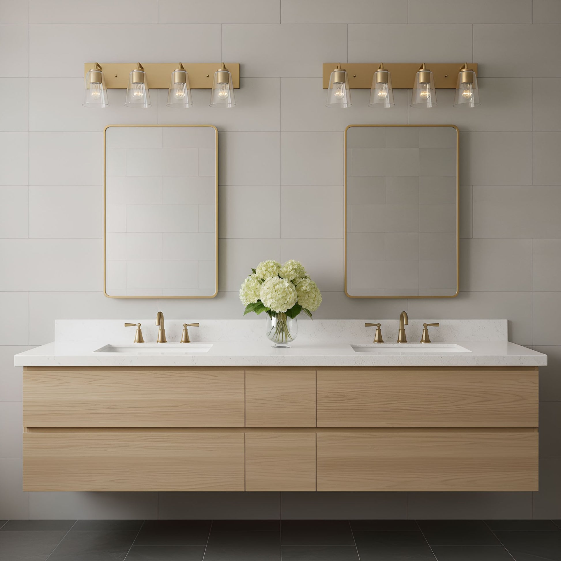 Generation Lighting - GLV1064SB - Vanity - Miles - Satin Brass
