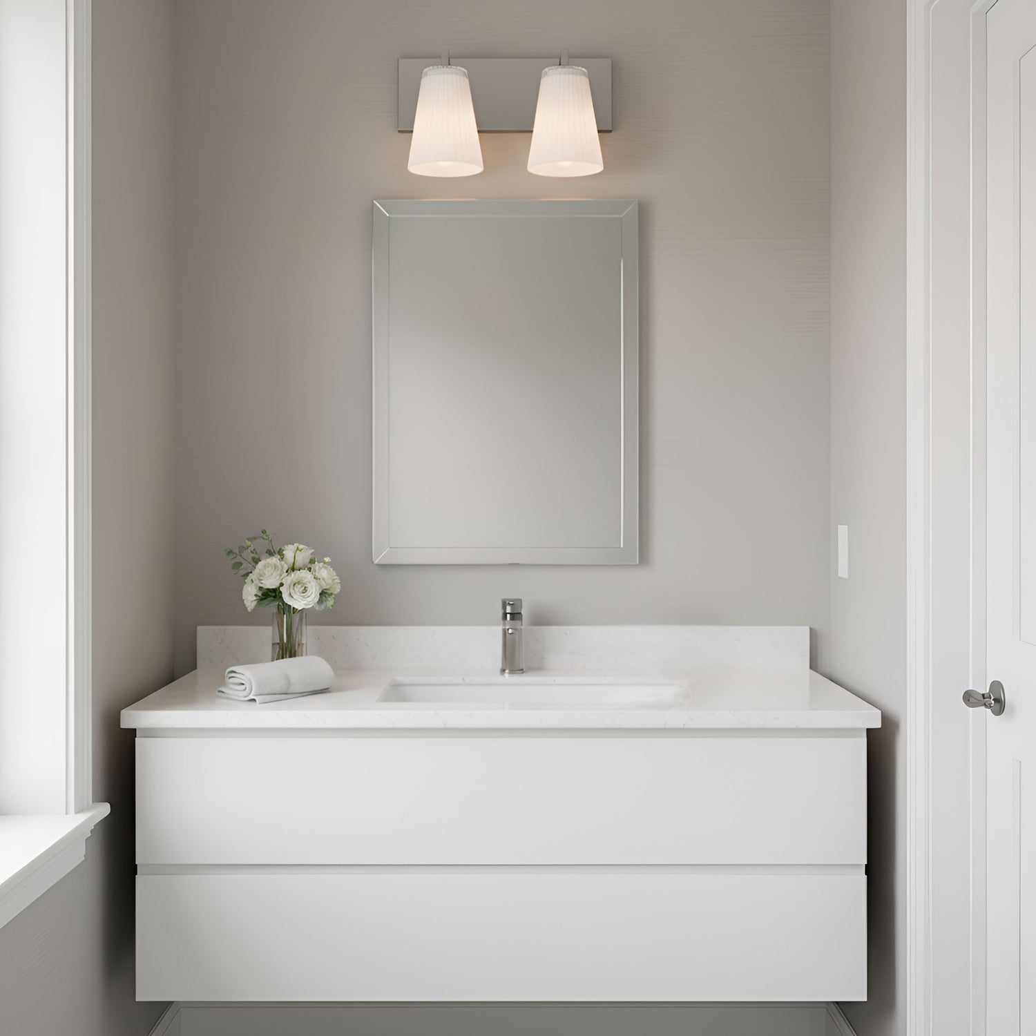 Generation Lighting - GLV1102BS - Vanity - Upson - Brushed Nickel