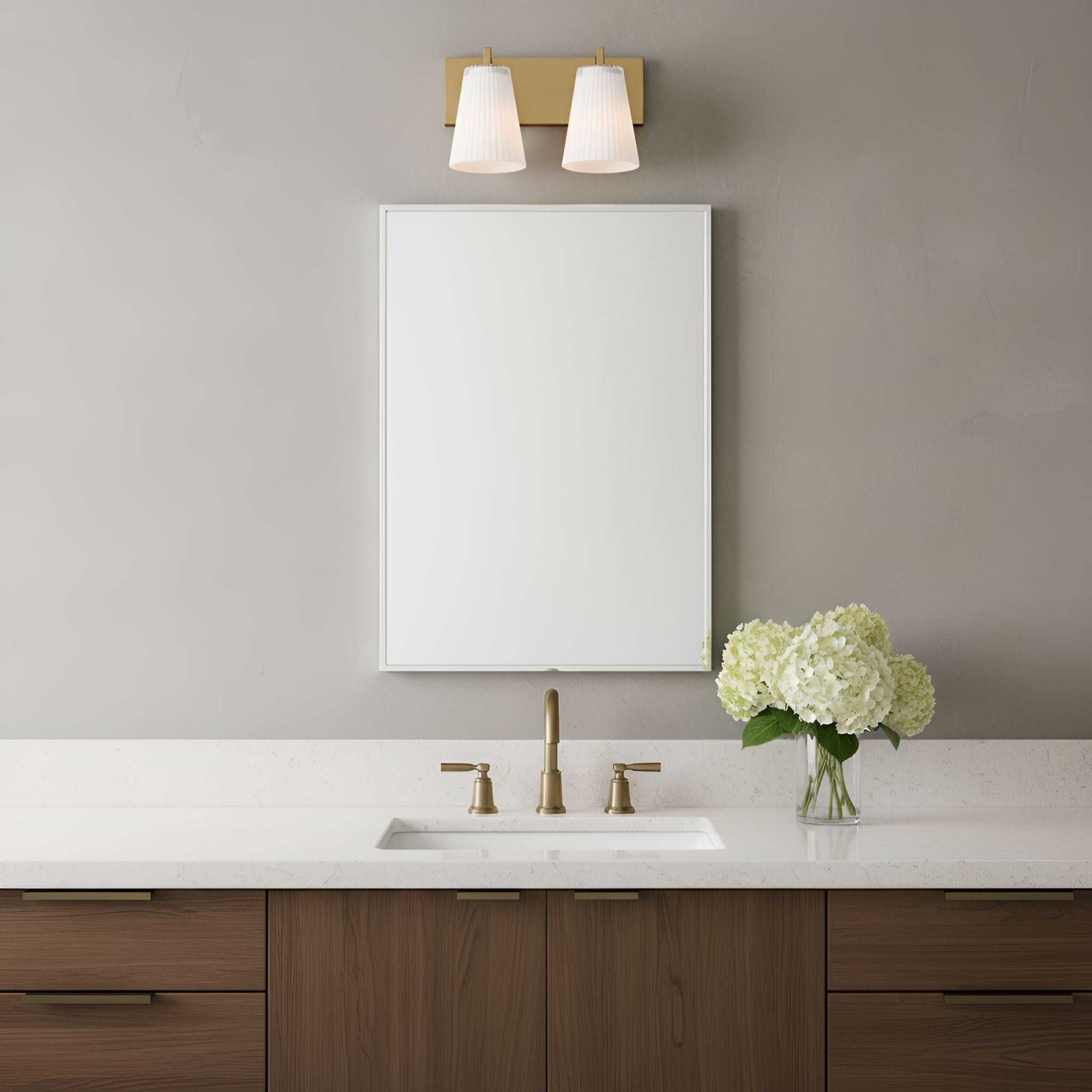 Generation Lighting - GLV1102SB - Vanity - Upson - Satin Brass