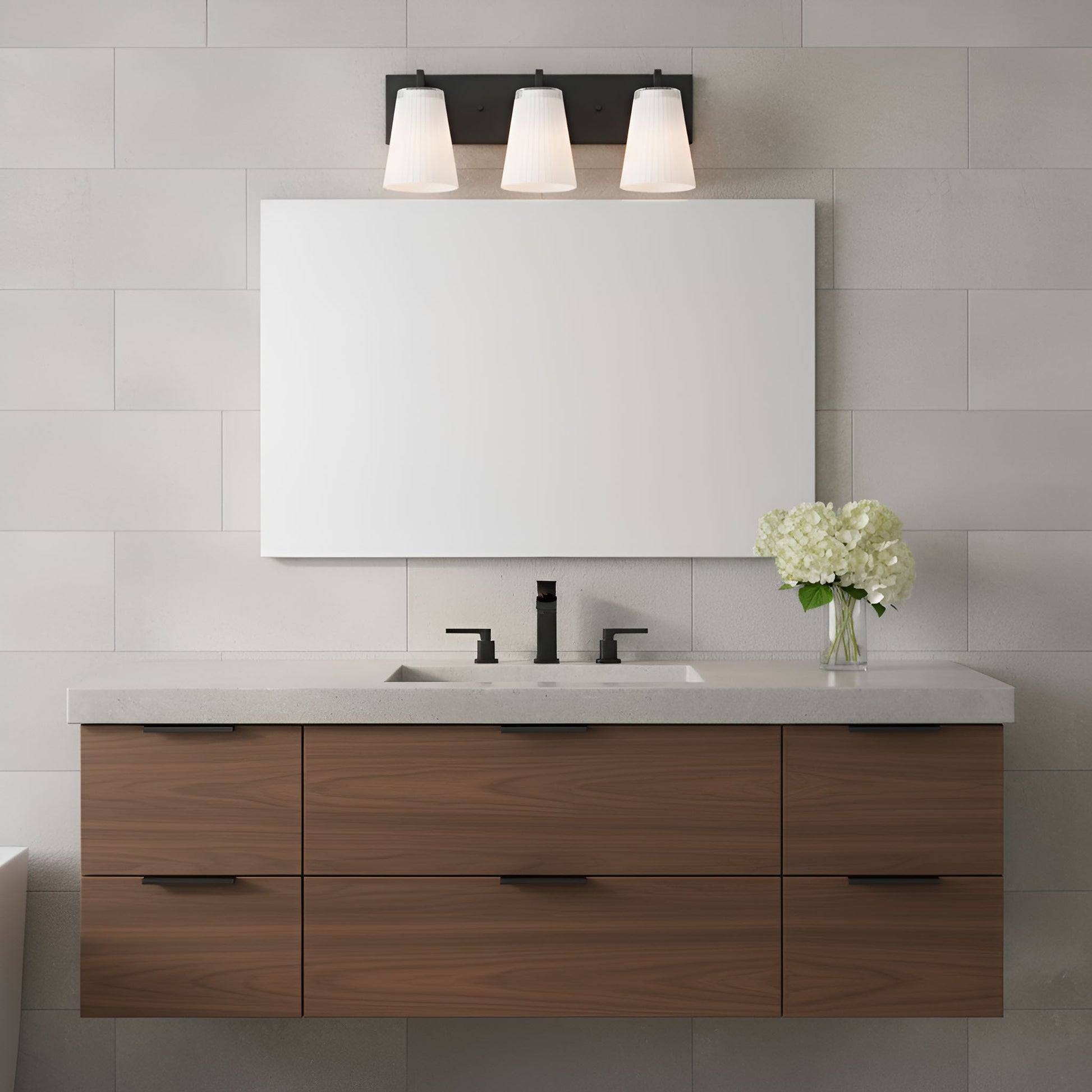 Generation Lighting - GLV1103MBK - Vanity - Upson - Midnight Black