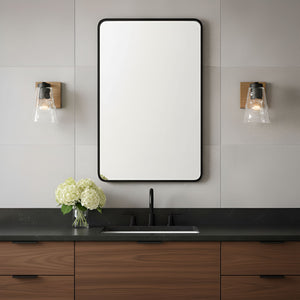 Generation Lighting - GLV1111MBKCRO - Vanity - Dunton - Midnight Black