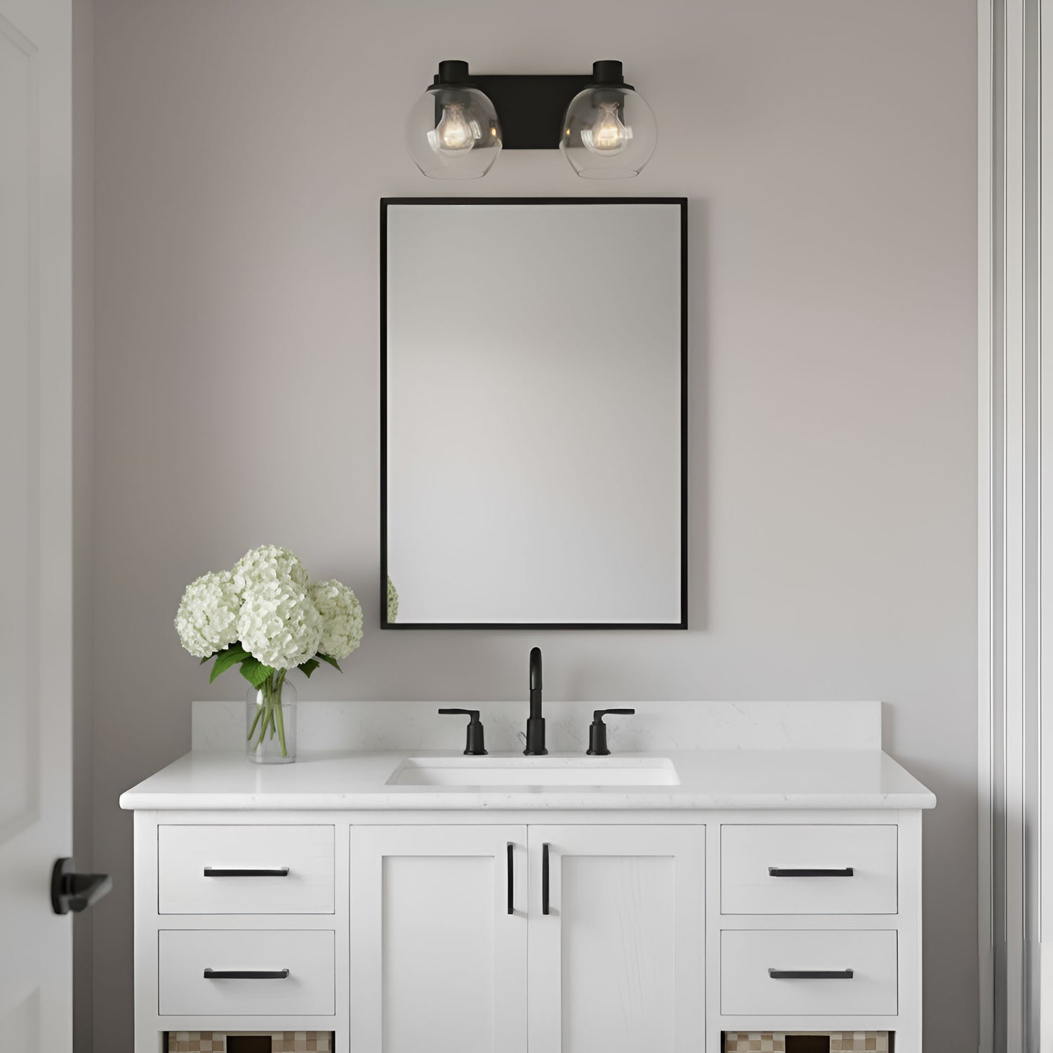 Generation Lighting - GLV1122MBK - Bath - Rito - Midnight Black