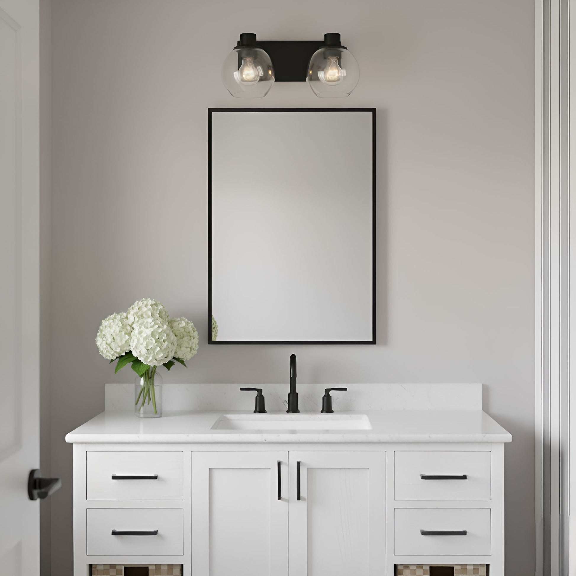 Generation Lighting - GLV1122MBK - Bath - Rito - Midnight Black