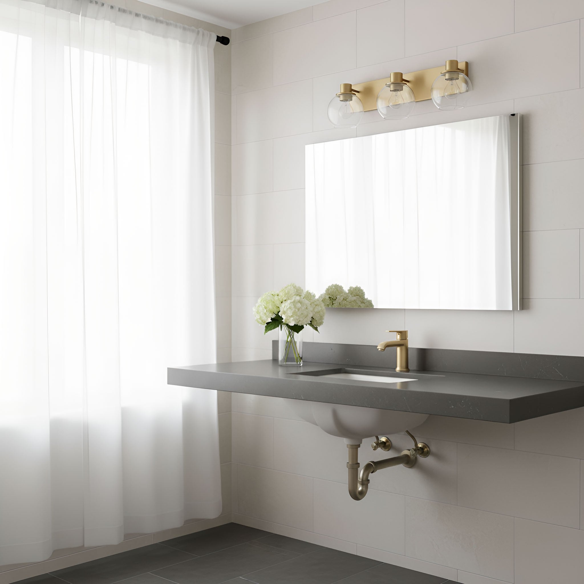 Generation Lighting - GLV1123SB - Bath - Rito - Satin Brass