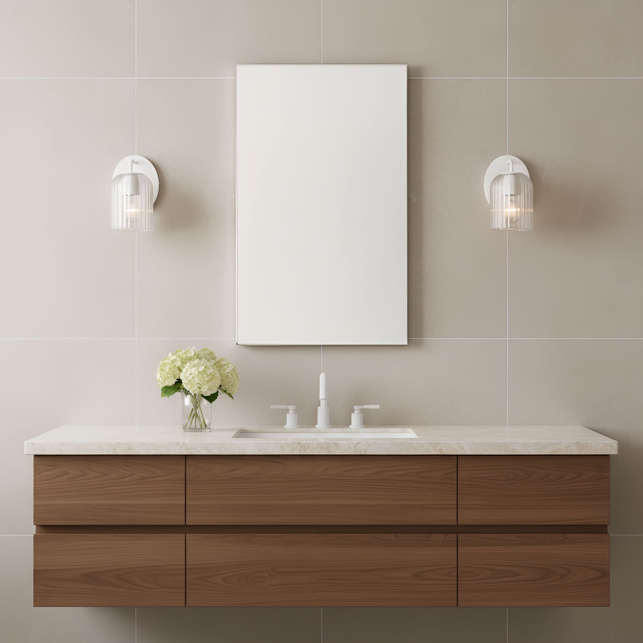Generation Lighting - GLV1131MWT - Wall Sconce - Eisele - Matte White