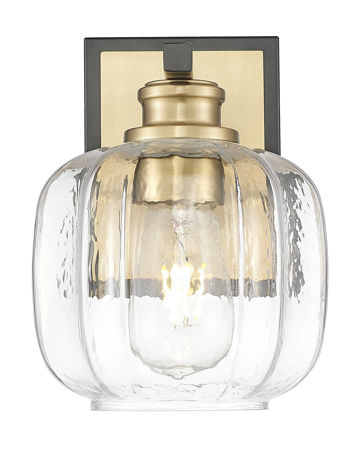 Acclaim Lighting - IN40030BK - One Light Wall Sconce - Oxley - Matte Black and Brass