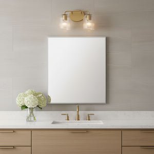 Generation Lighting - GLV1132SB - Two Light Vanity - Eisele - Satin Brass
