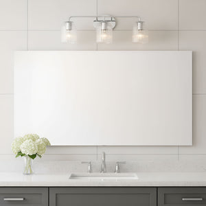 Generation Lighting - GLV1133CH - Three Light Vanity - Eisele - Chrome