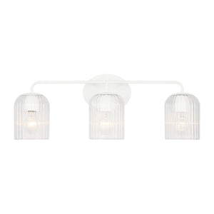 Generation Lighting - GLV1133MWT - Three Light Vanity - Eisele - Matte White